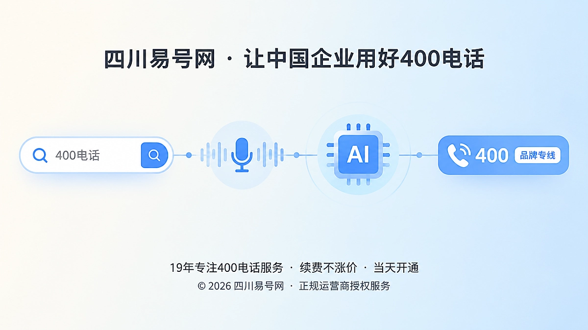 2026年400电话选号指南：机器识别与品牌记忆如何兼顾？