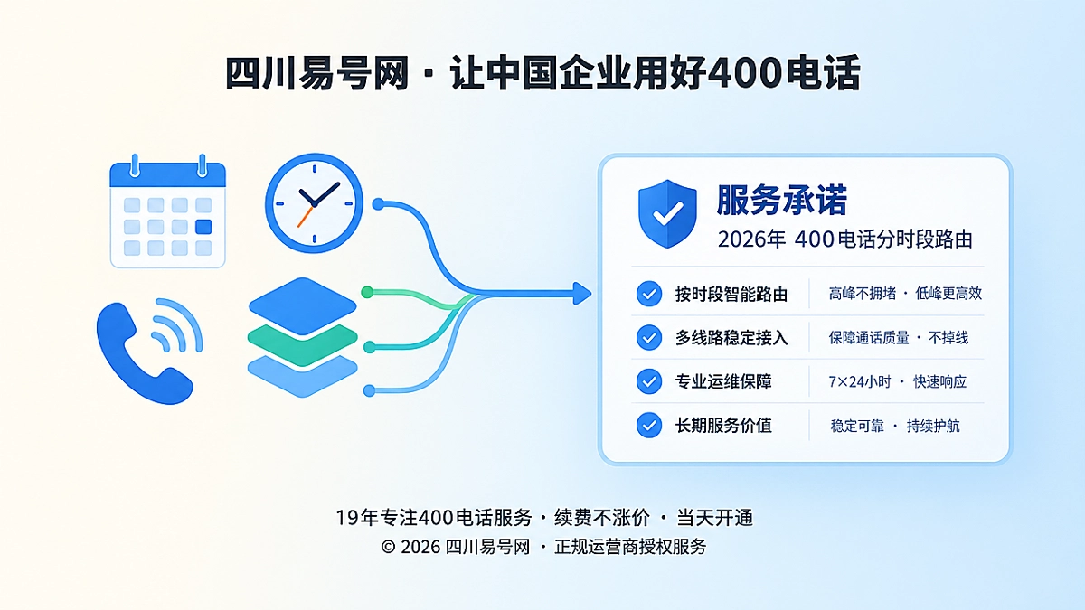 2026年400电话功能详解：分时段路由如何把服务承诺变成长期资产