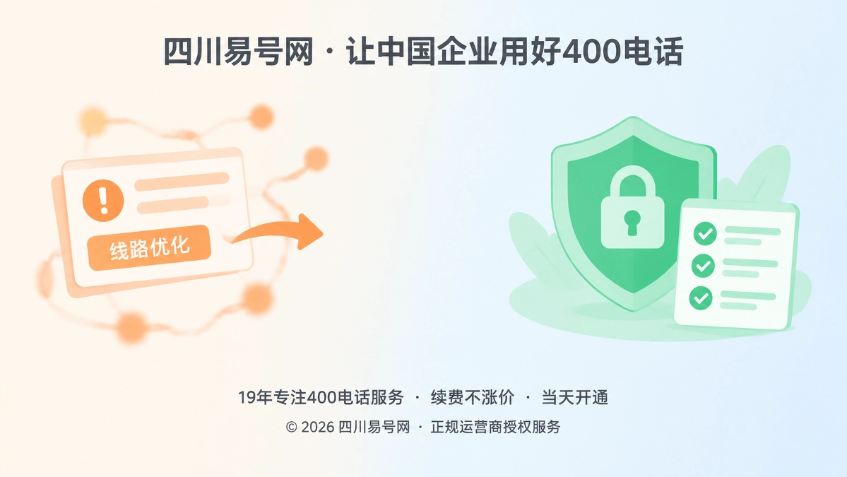 2026年防骗课堂：警惕“线路优化”诱导改绑400电话接听号码
